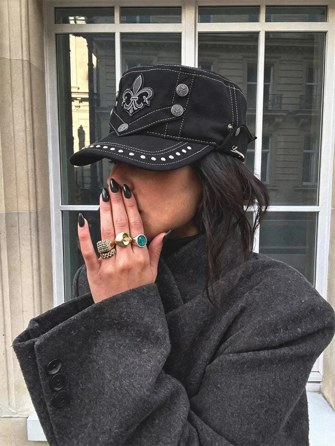 8LOME | Knight Crest Flat-Top Baseball Cap