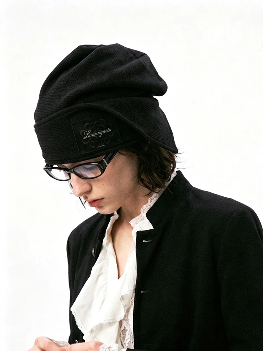 8LOME | Waffle Drape Knit Cap