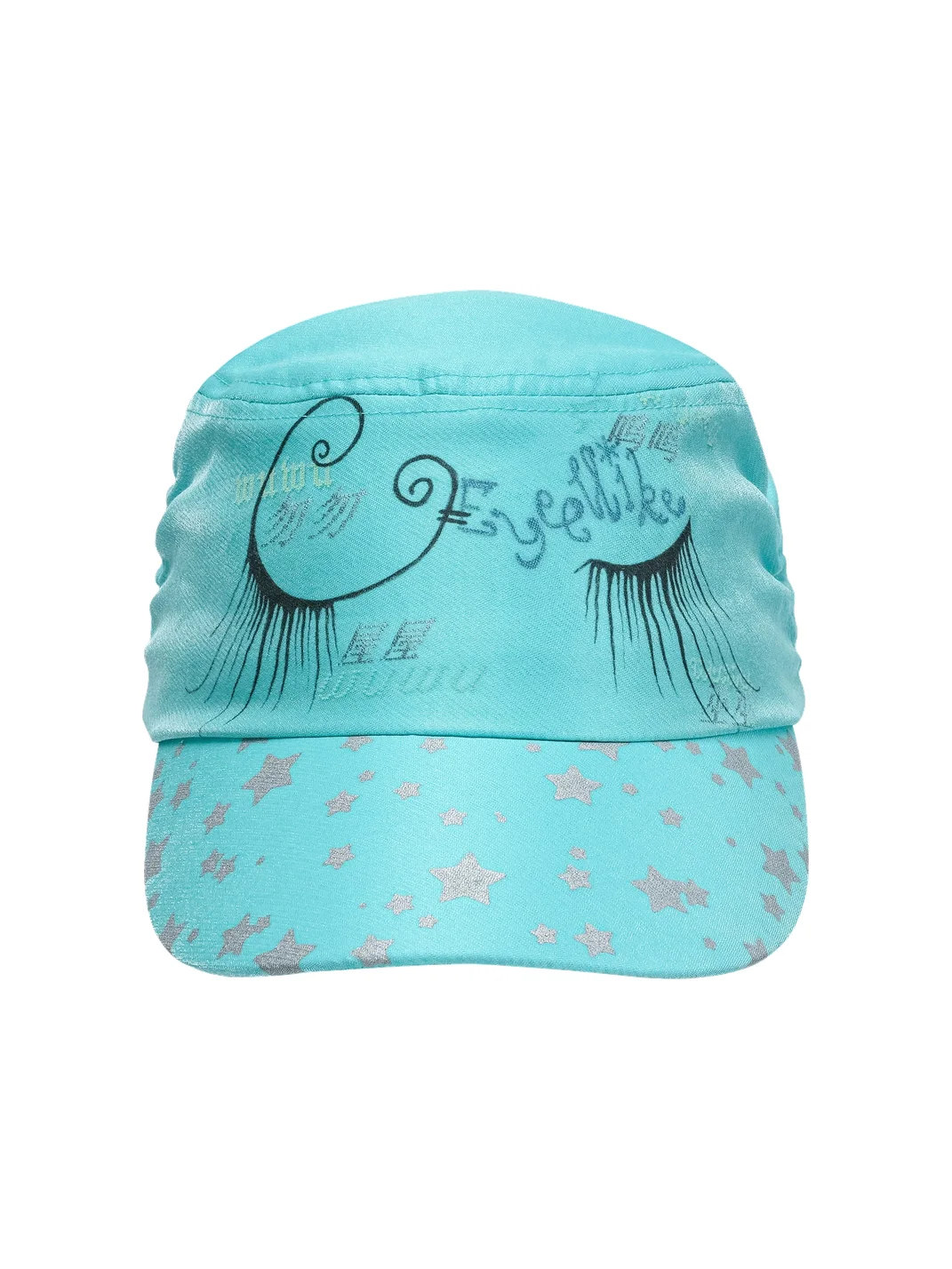Eyeellike | Eyelash Star Print Flat Top Cap