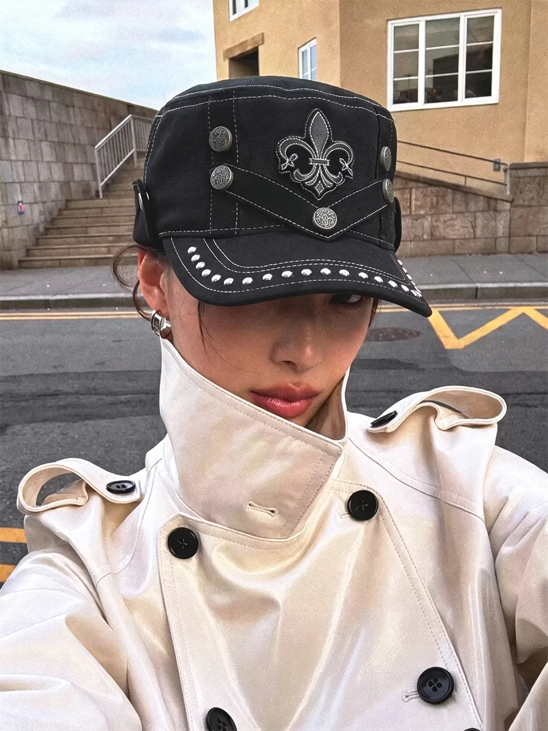 8LOME | Knight Crest Flat-Top Baseball Cap