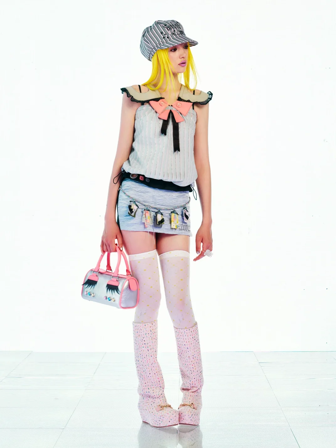 Eyeellike | 3D Eyelash Mini Top Handle Crossbody Bag