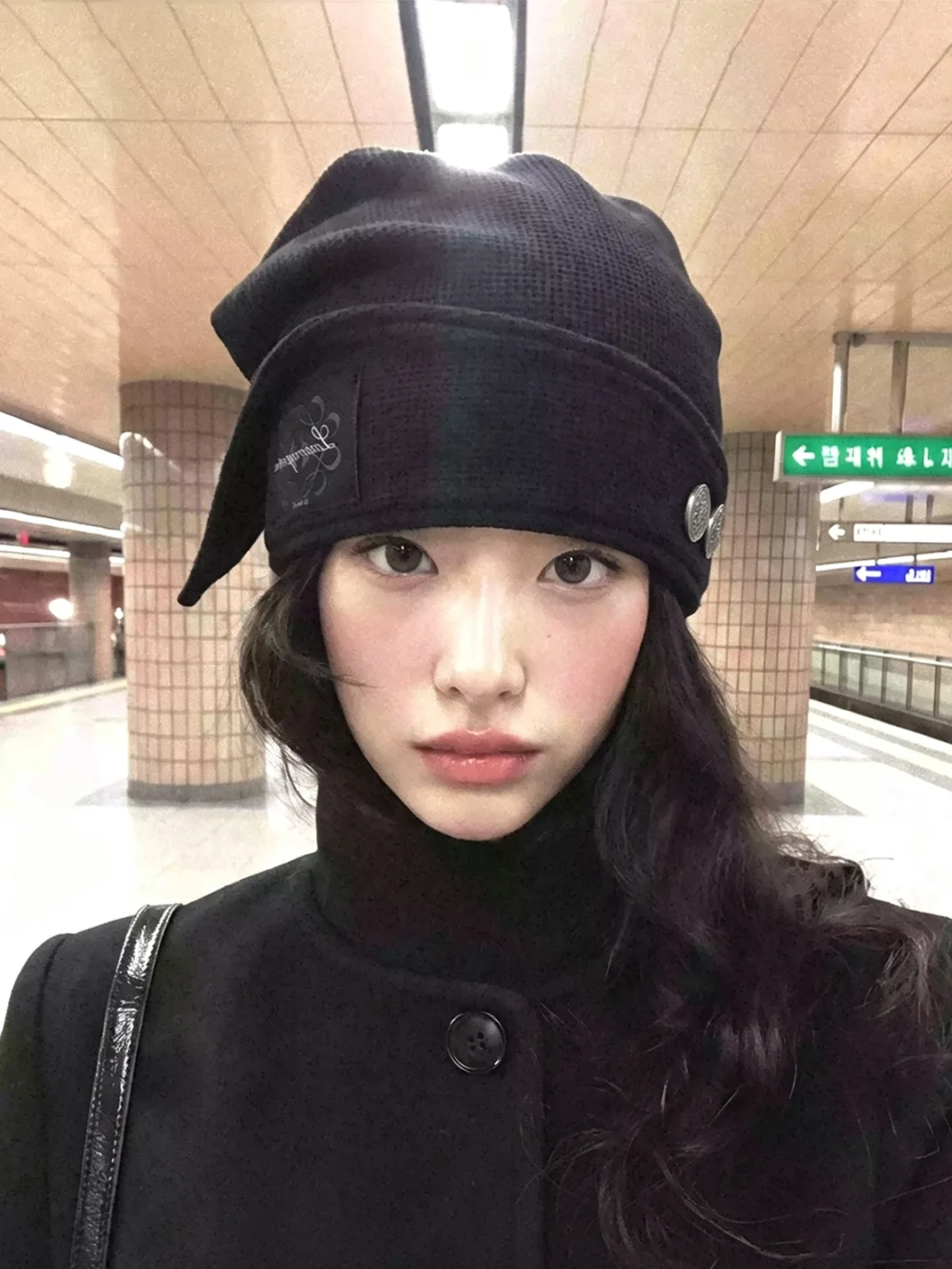 8LOME | Waffle Drape Knit Cap