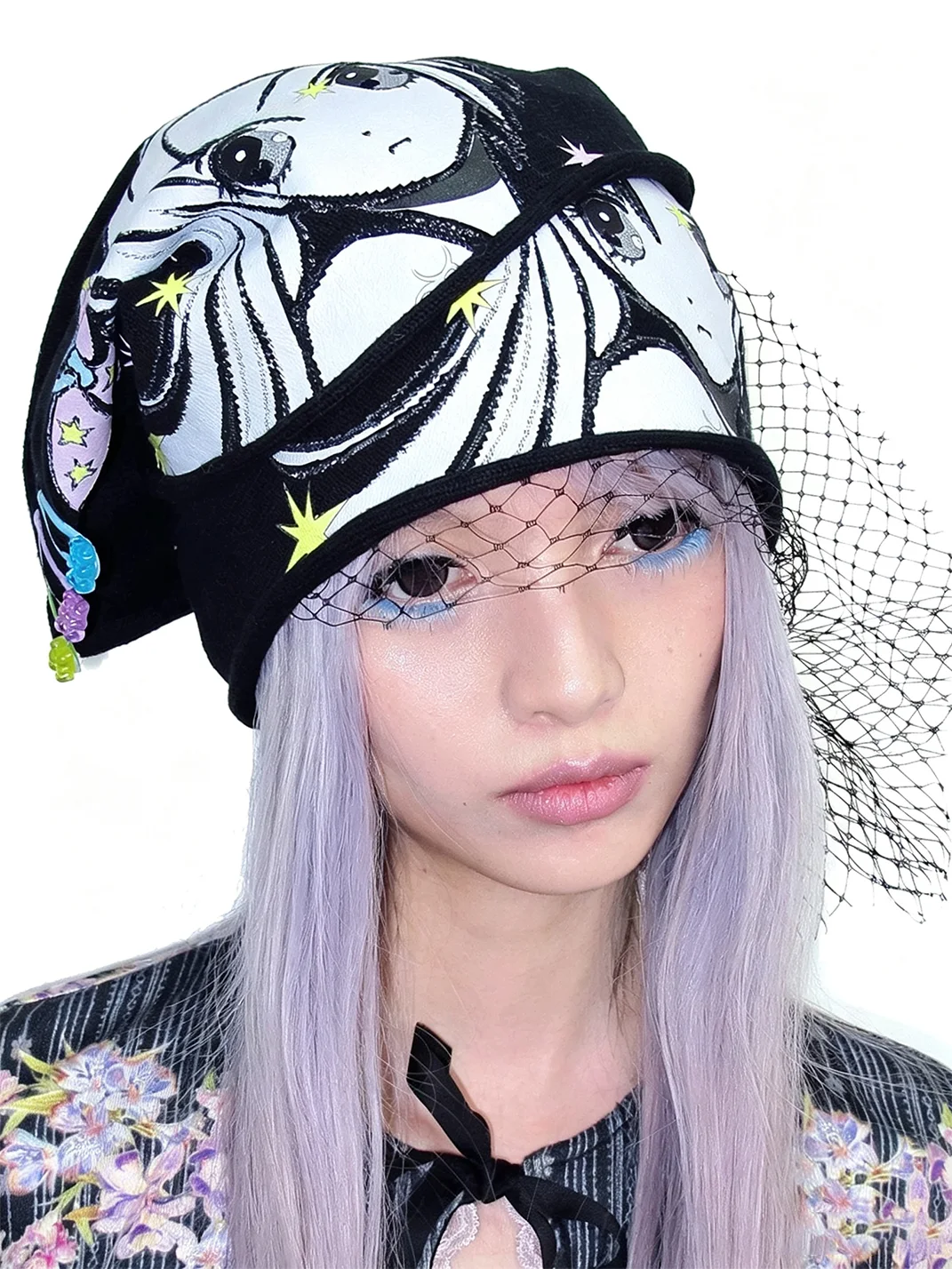 LIS CALLA | Anime Girl Print Knit Beanie