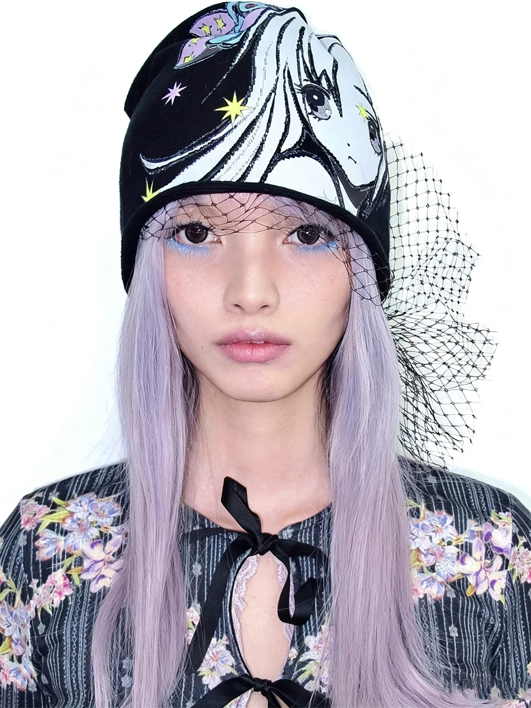 LIS CALLA | Anime Girl Print Knit Beanie