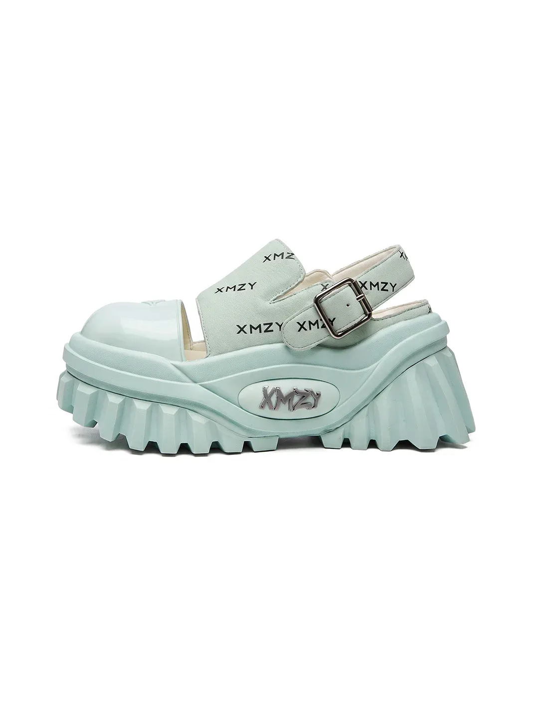 XMZY | Fashion Platform Summer Sandals-Green