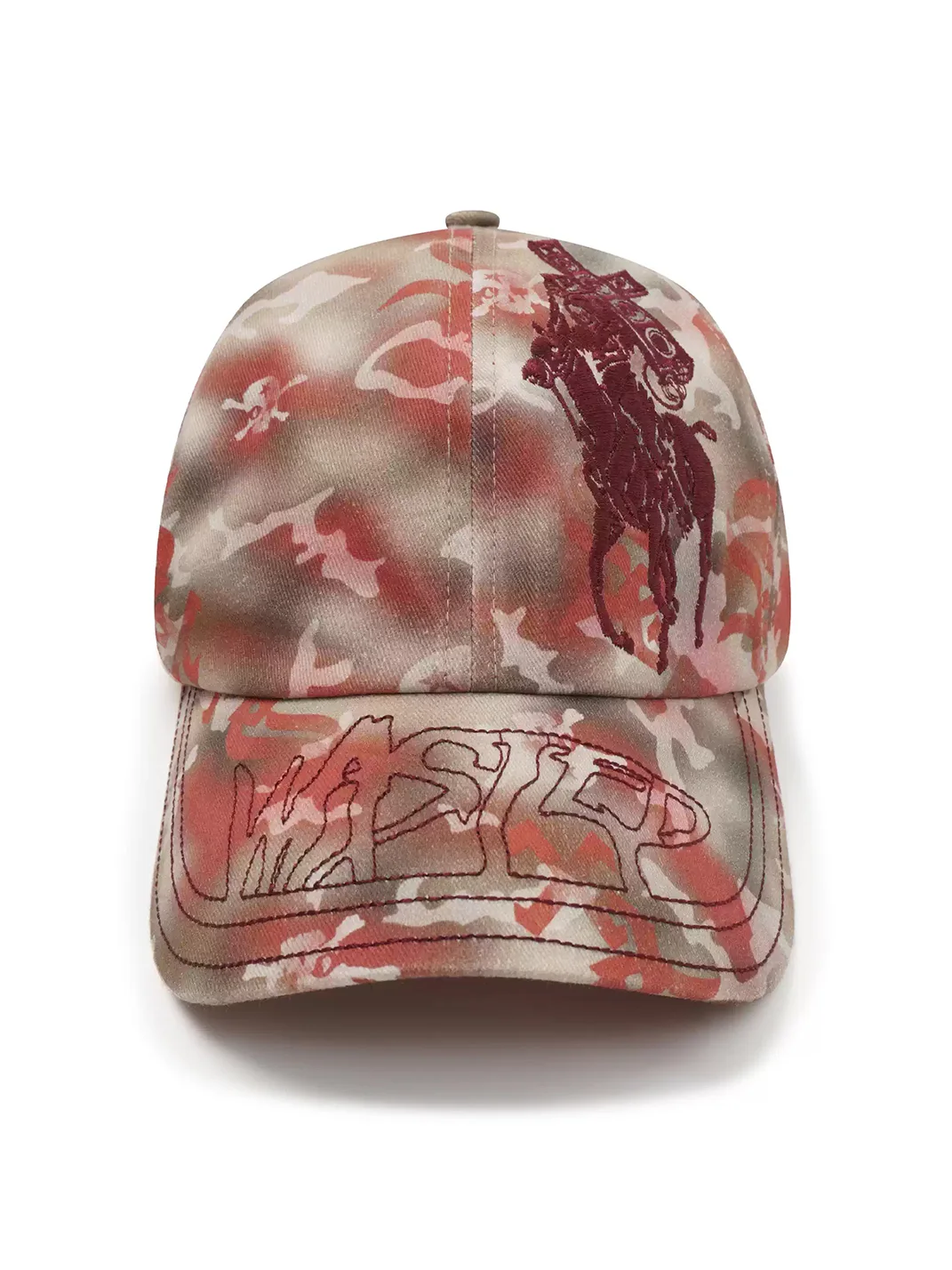 WASTED | Skull Gradient Camouflage Embroidered Baseball Cap