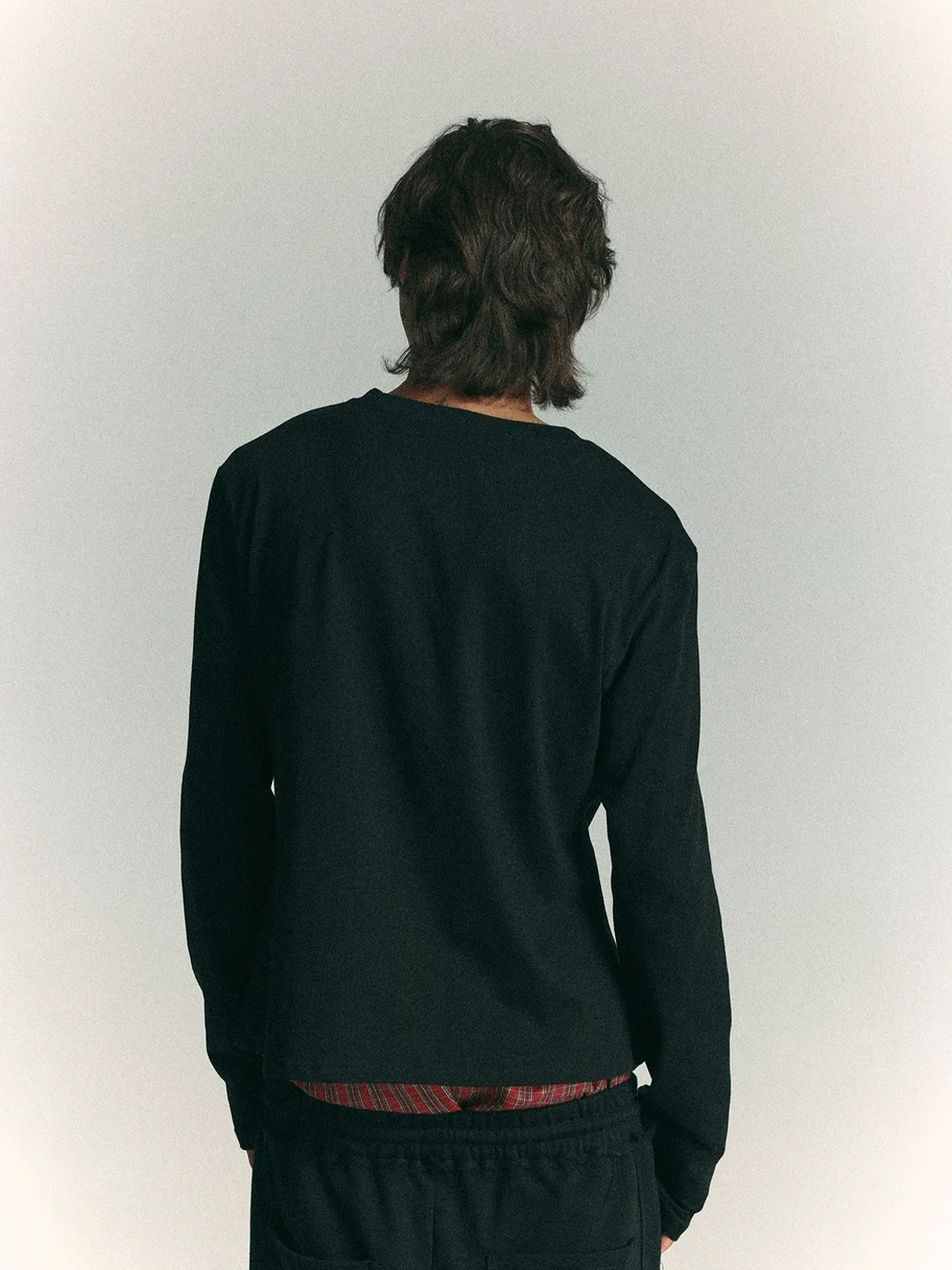 WASTED | Slim Fit Graphic Collage Long Sleeve T-Shirt