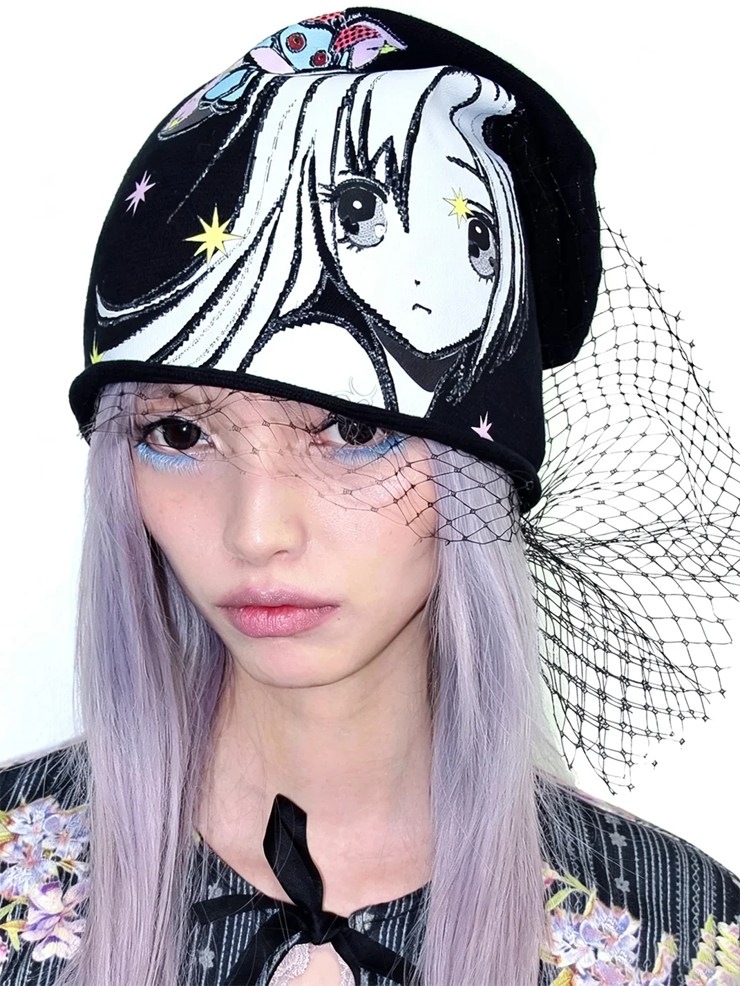 LIS CALLA | Anime Girl Print Knit Beanie