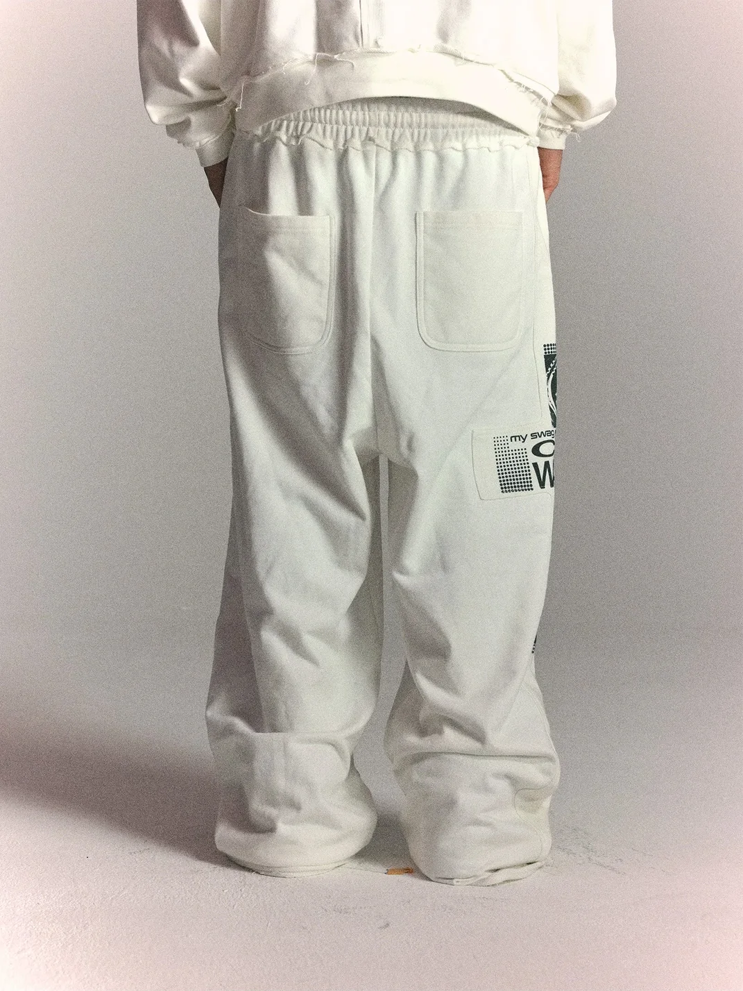 WASTED | Vintage Cross Patch Skull Horse Sweatpants