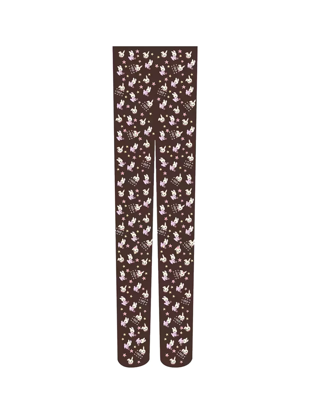 LIS CALLA | Hand-Drawn Rabbit Print Tights