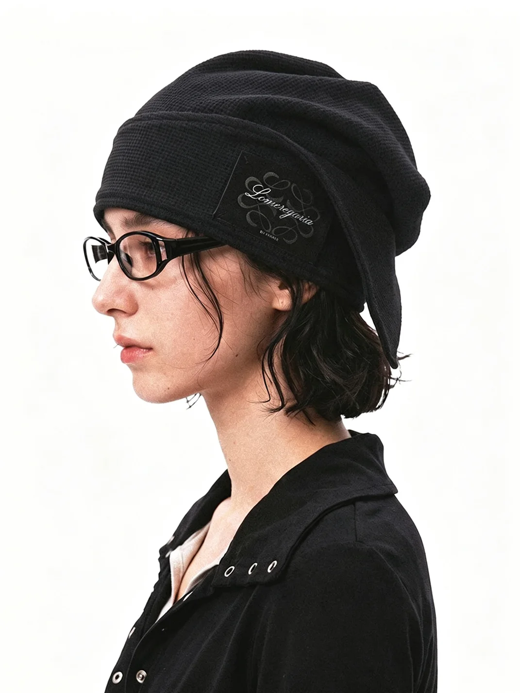 8LOME | Waffle Drape Knit Cap