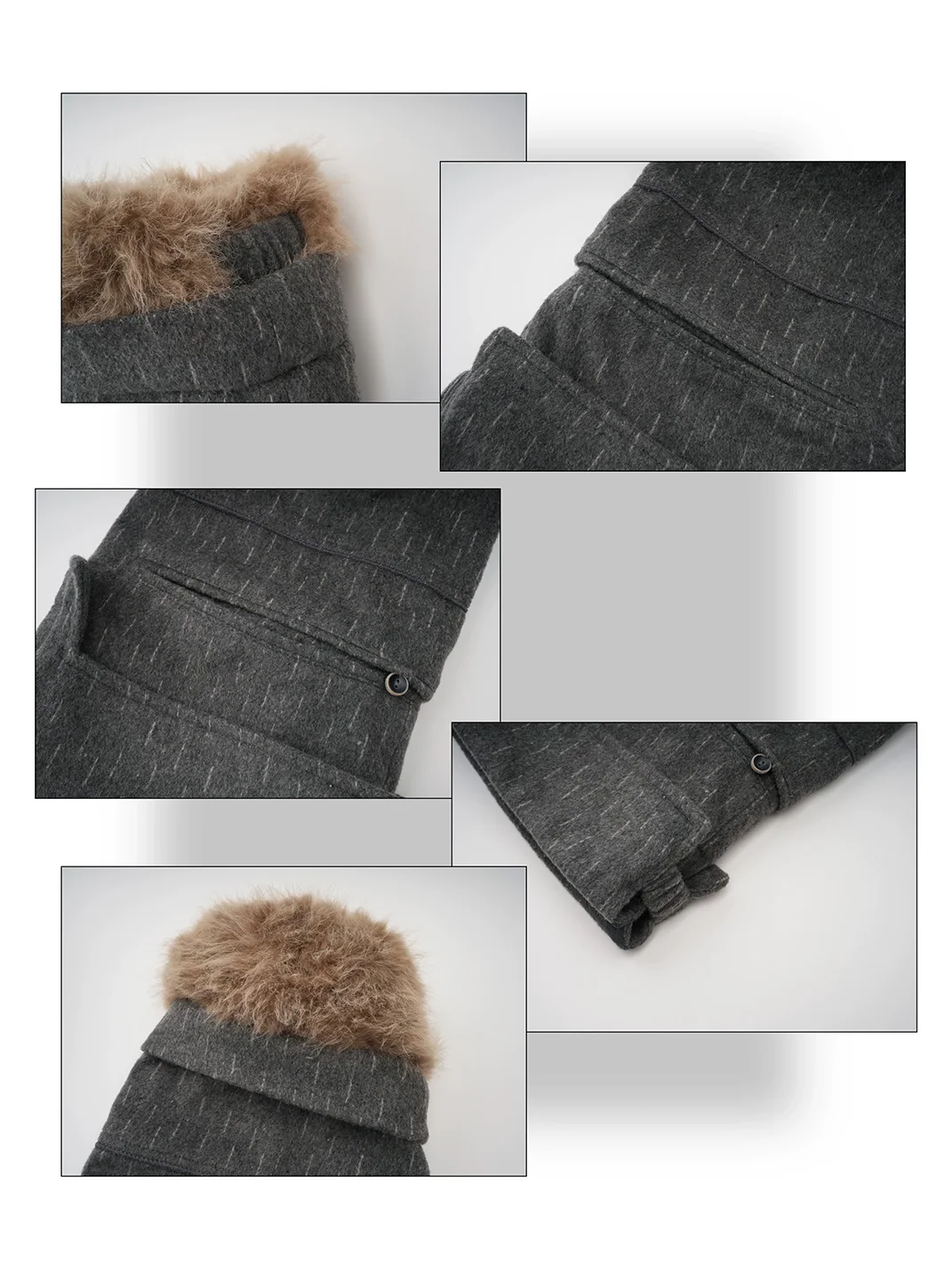 Eyeellike | Patchwork Faux-Wool Pocket Leg Warmers
