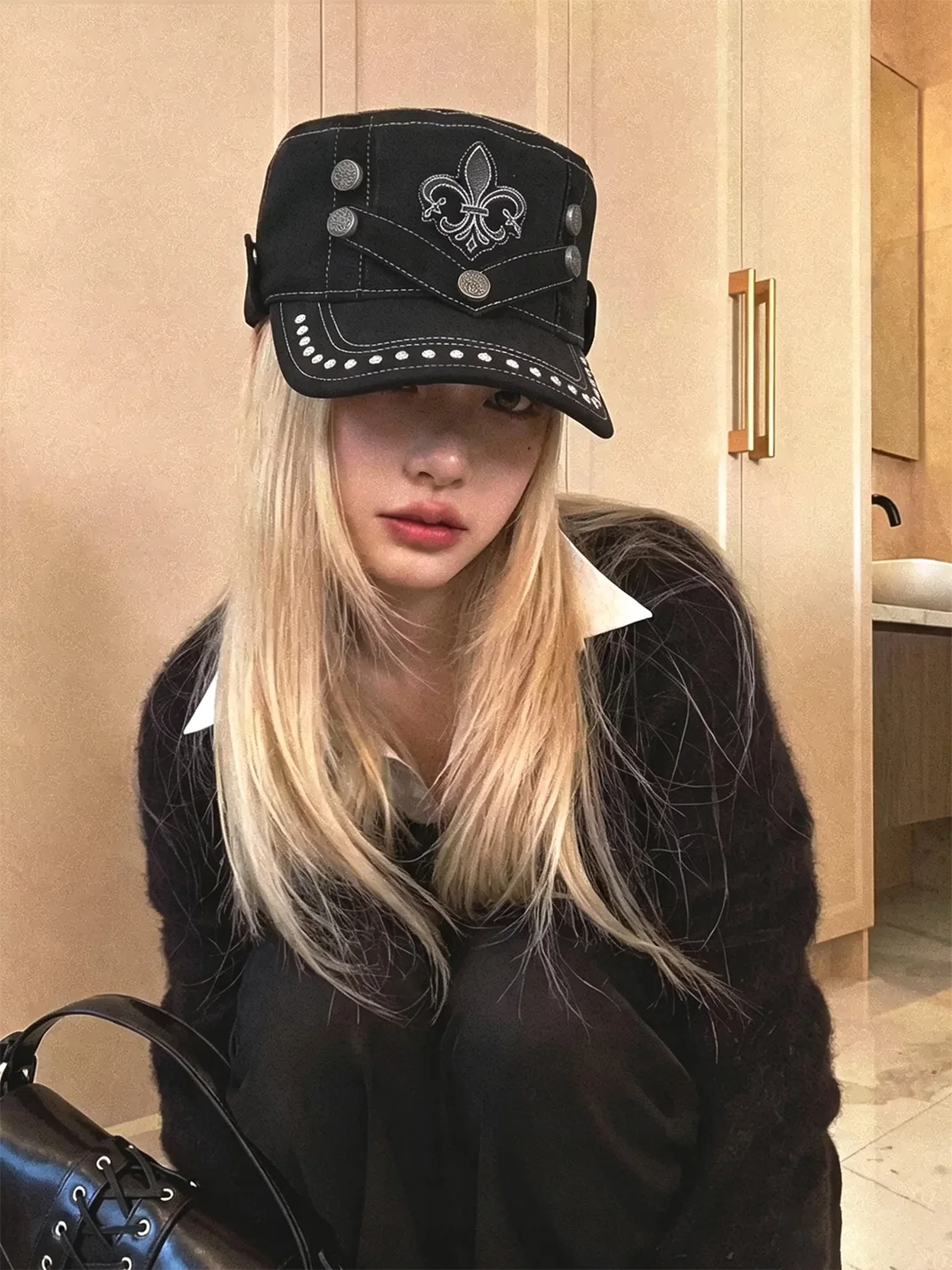 8LOME | Knight Crest Flat-Top Baseball Cap