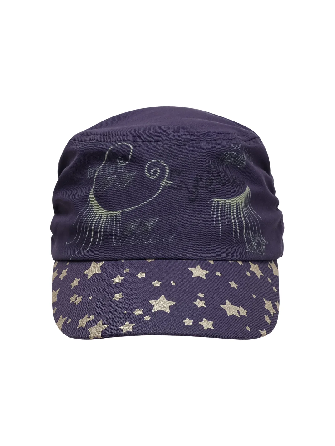Eyeellike | Eyelash Star Print Flat Top Cap