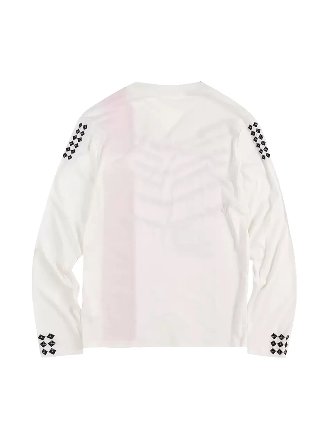 WHISTLEHUNTER | Embroidered Print V-Neck Long Sleeve T-Shirt