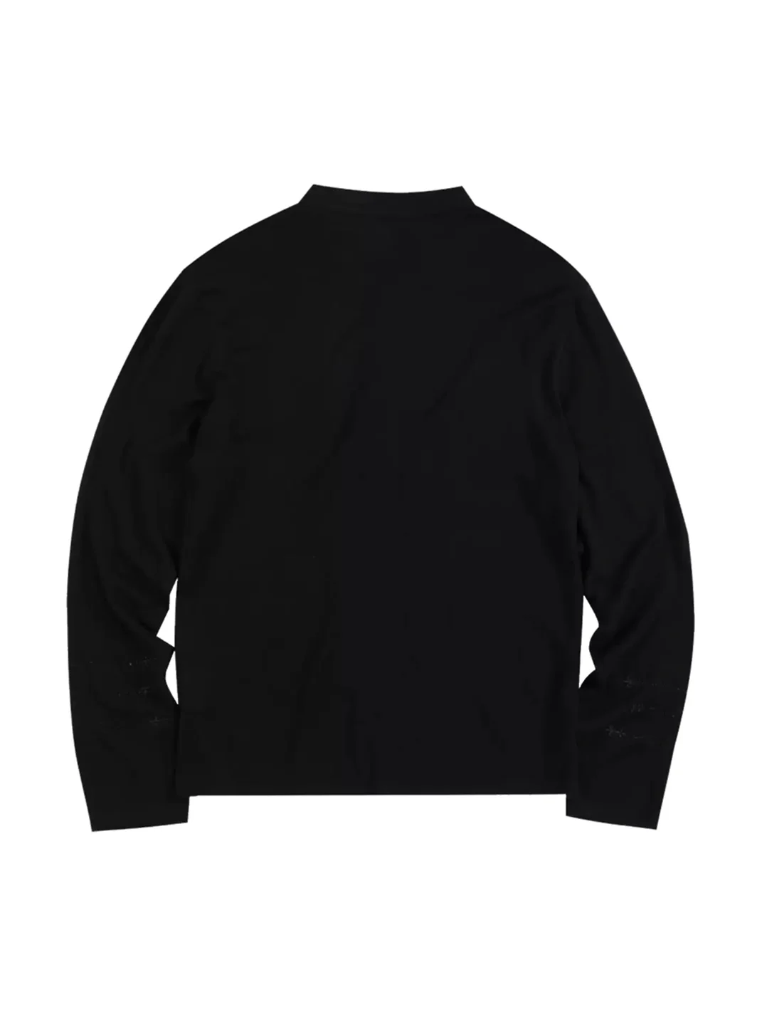WHISTLEHUNTER | Brushed Embroidered Print Long Sleeve Henley T-Shirt