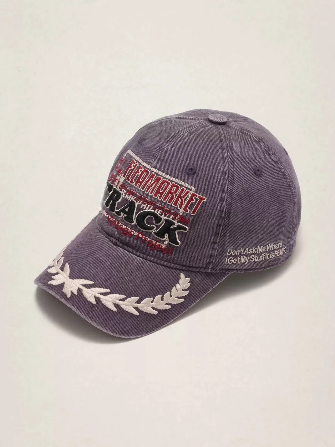 Fleamarket hat shop | Washed Cactus Embroidered Baseball Cap