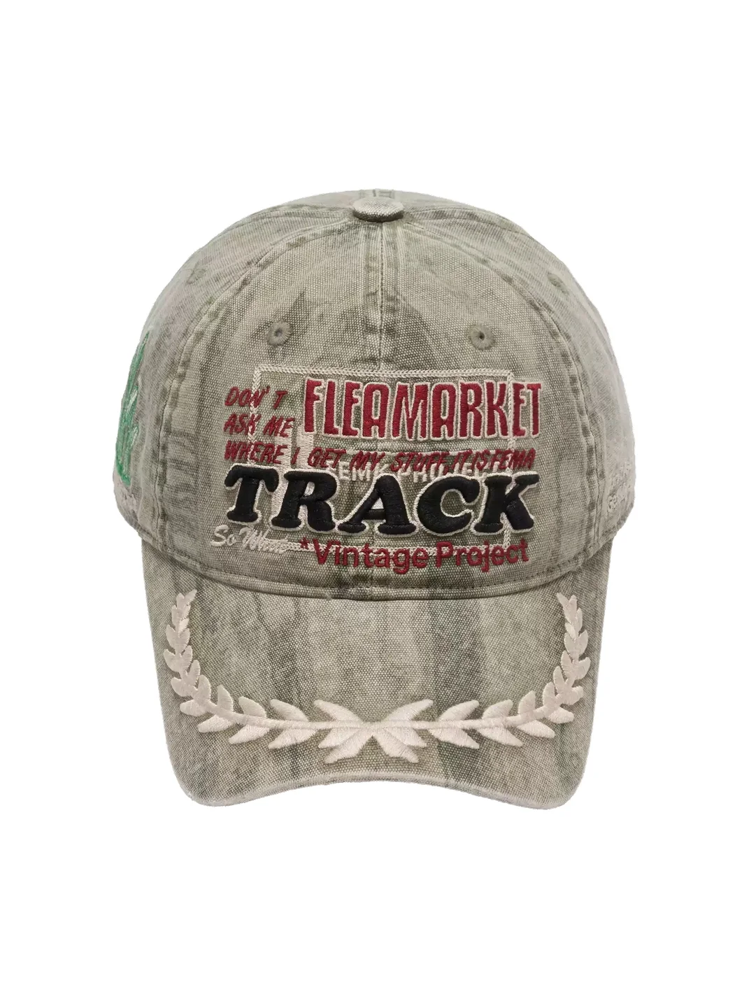 Fleamarket hat shop | Vintage Washed Cactus Embroidered Baseball Cap