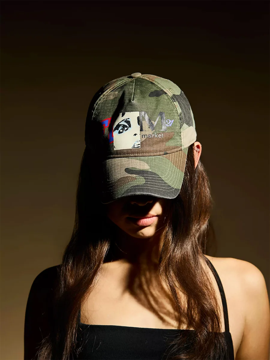 Fleamarket hat shop | Retro Camouflage Baseball Cap - 3