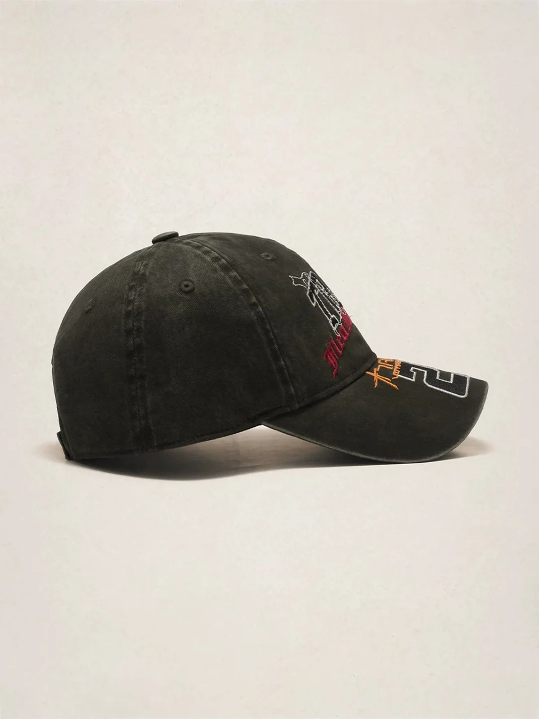 Fleamarket hat shop | Washed Distressed Embroidered Baseball Cap