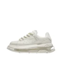 SALAXI | White Platform Air-Cushioned Sneakers