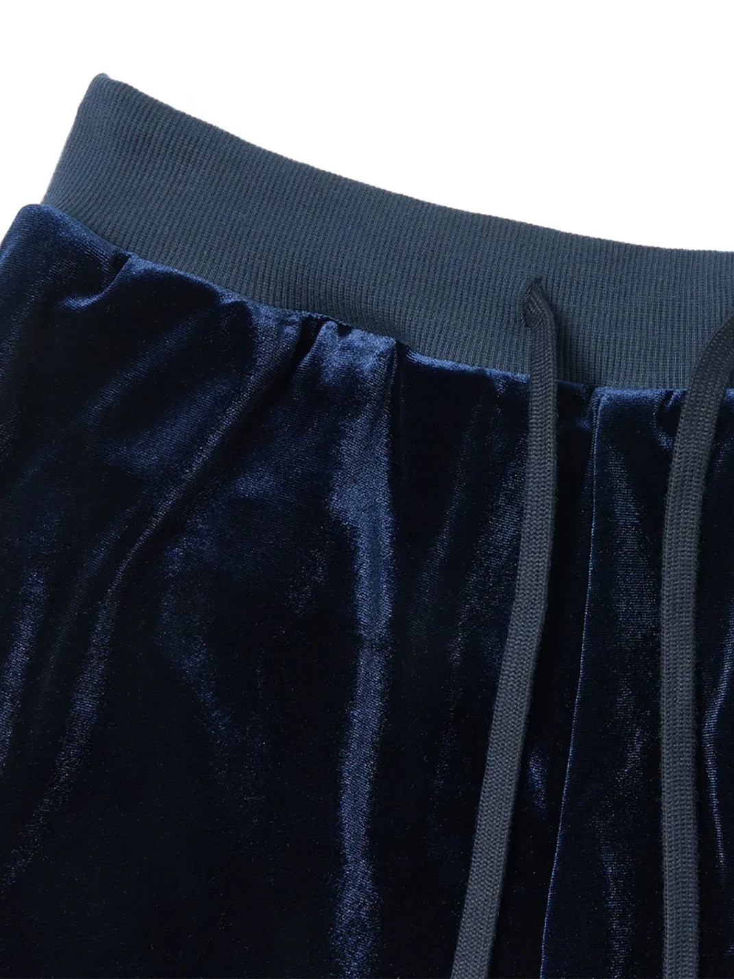 SAXGENWON | Velvet Silver Print Hoodie And Pants Set