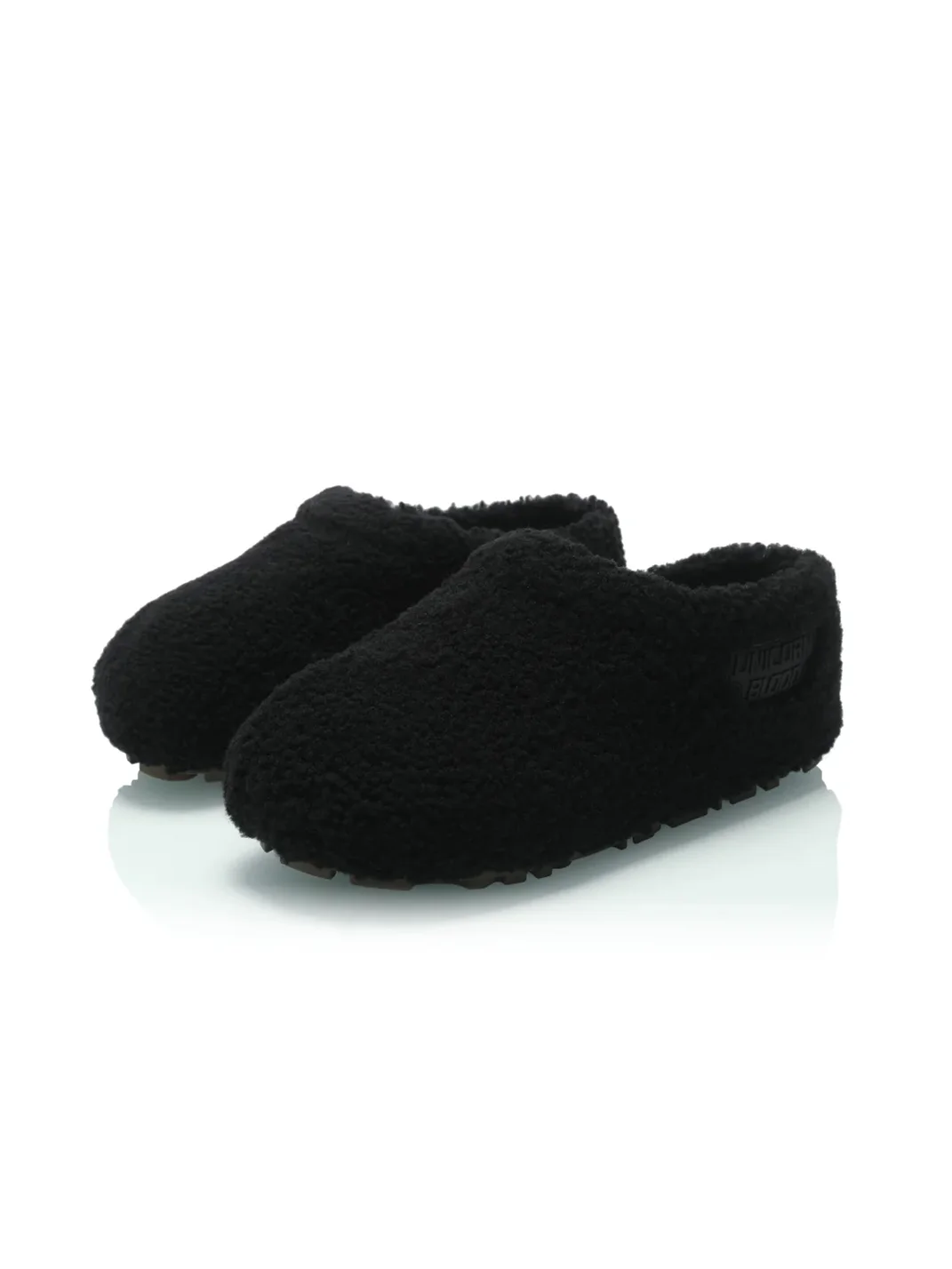UnicornBlood | Sheepskin Wool Round Toe Platform Slippers
