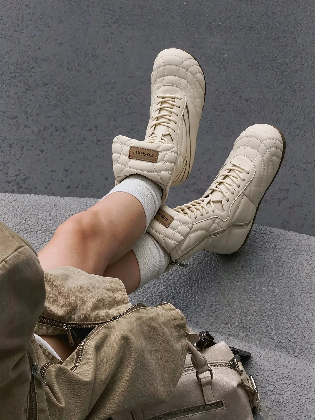 GSL | Platform Martin Ankle Boots