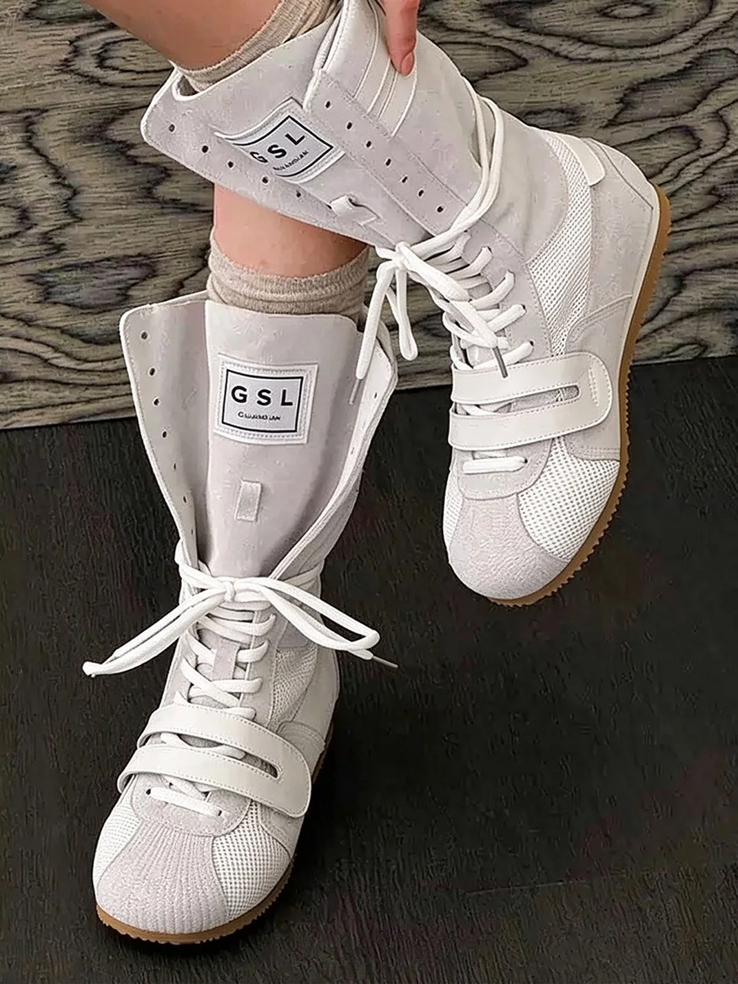 GSL | Platform Lace-Up Short Boots
