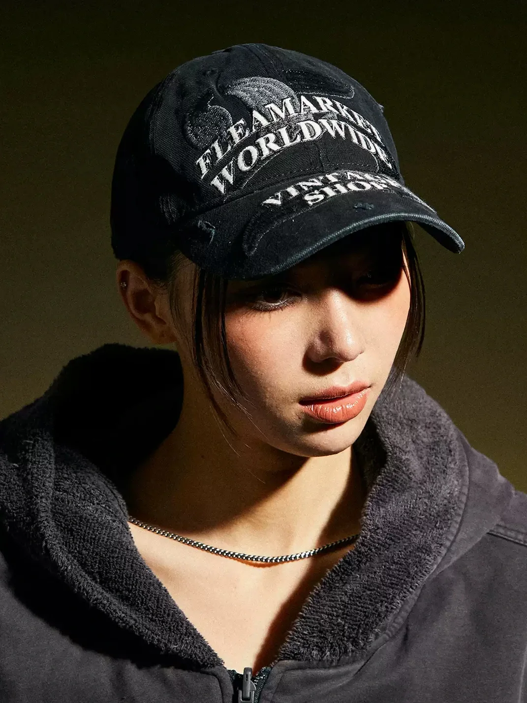 Fleamarket hat shop | Embroidered Curved Brim Baseball Cap