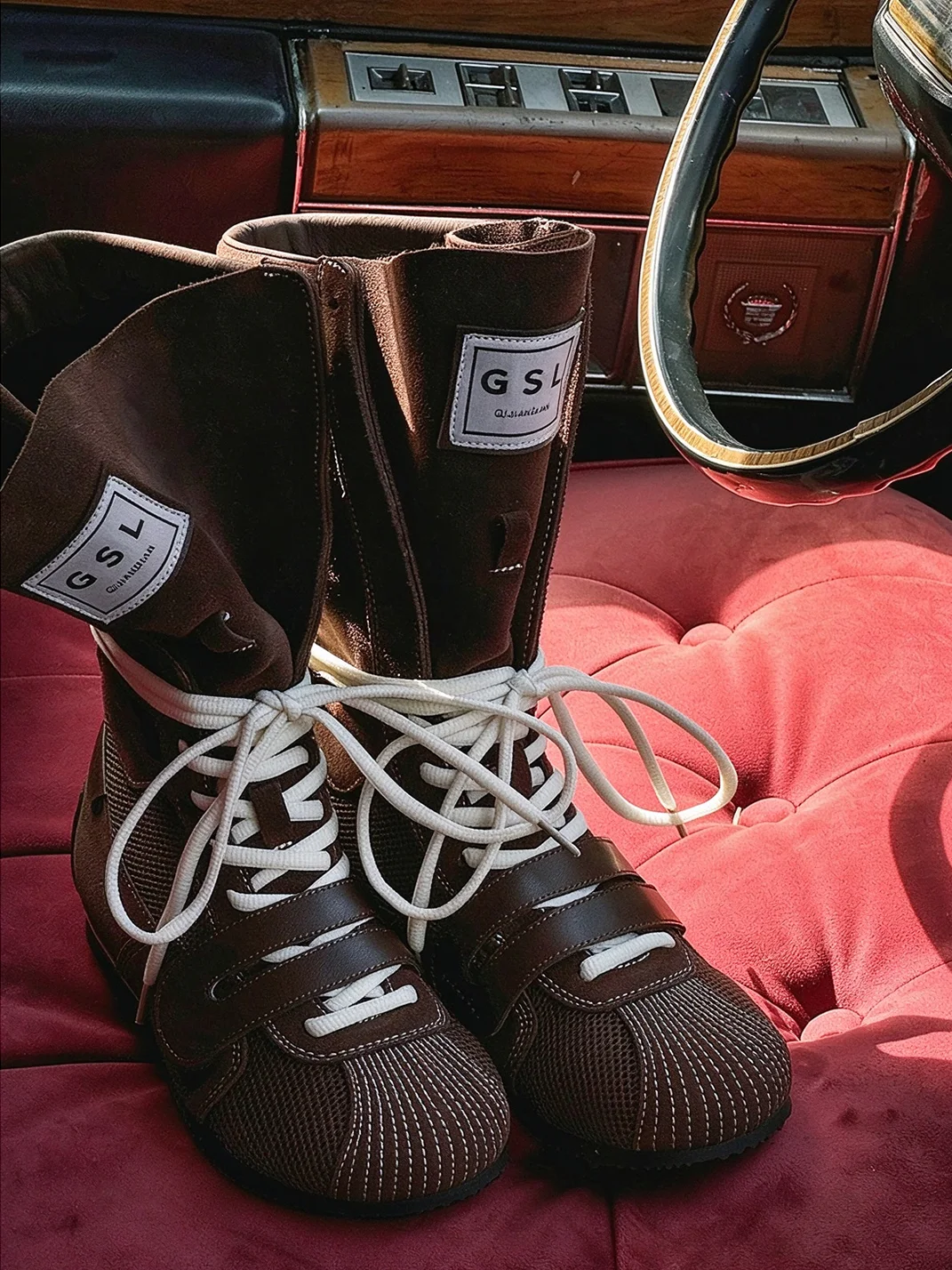 GSL | Platform Lace-Up Short Boots