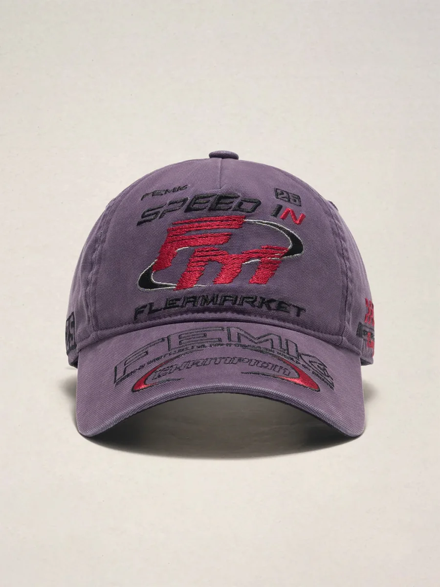 Fleamarket hat shop | Vintage Racing Embroidered Baseball Cap - 3