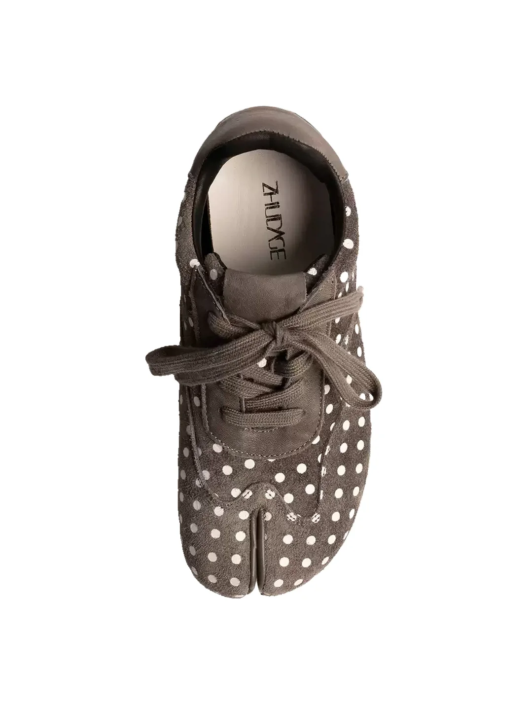 ZHUDAGE | Retro Split-Toe Leather Sneakers