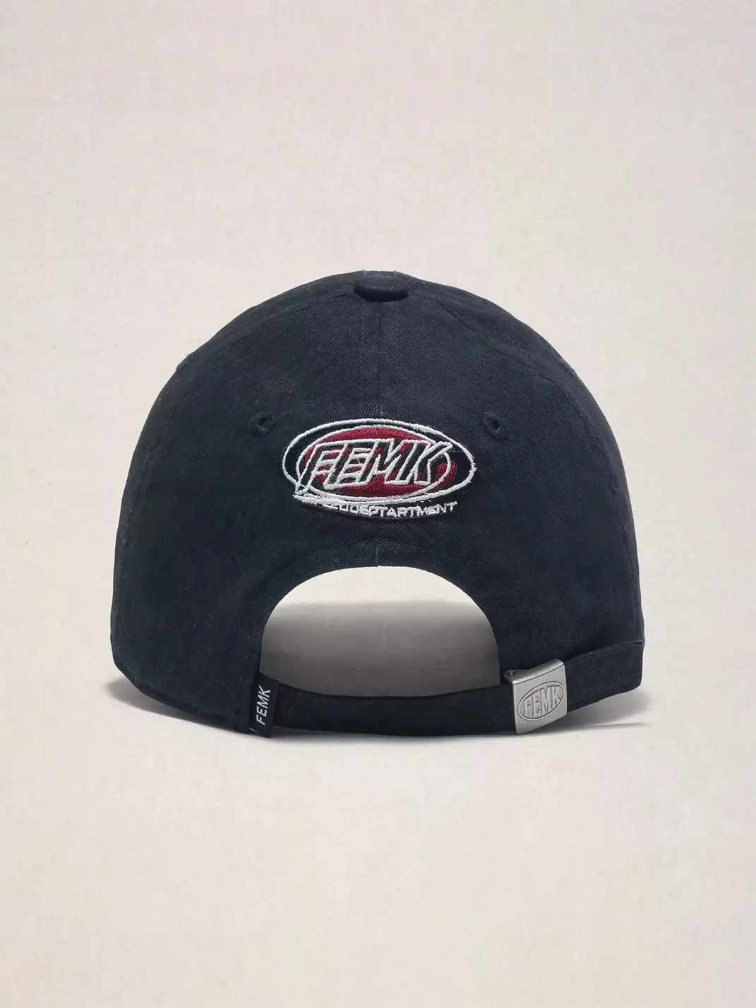 Fleamarket hat shop | Distressed Flame Embroidered Baseball Cap