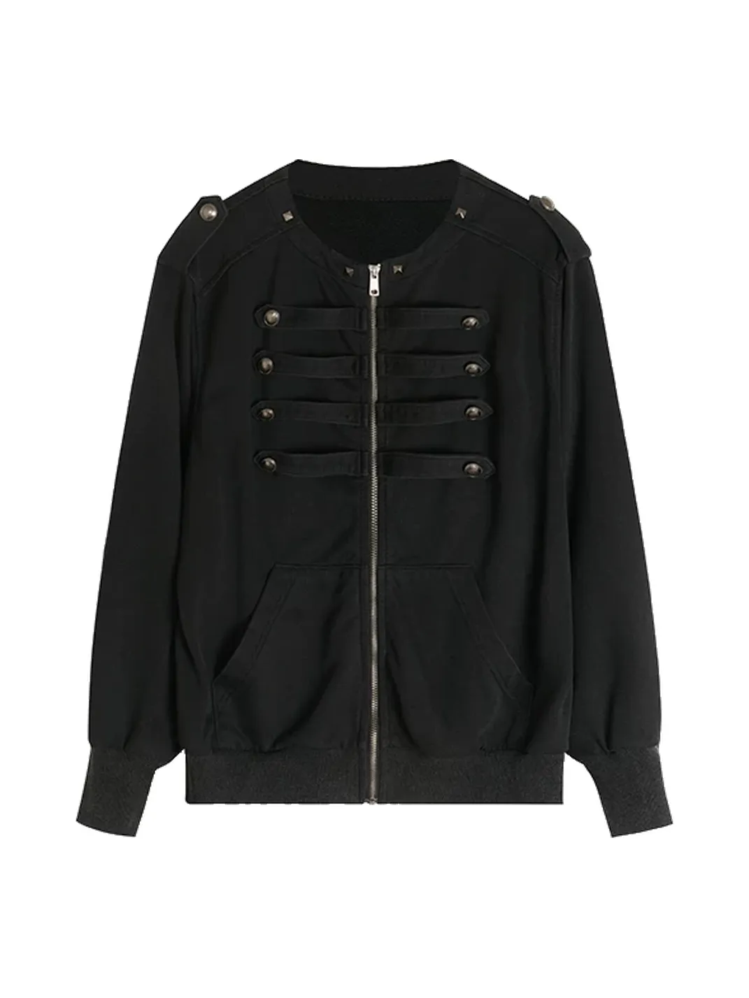 BIGGOLD | Short Double-Breasted Zip Jacket