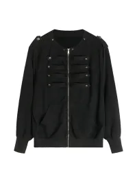 BIGGOLD | Short Double-Breasted Zip Jacket