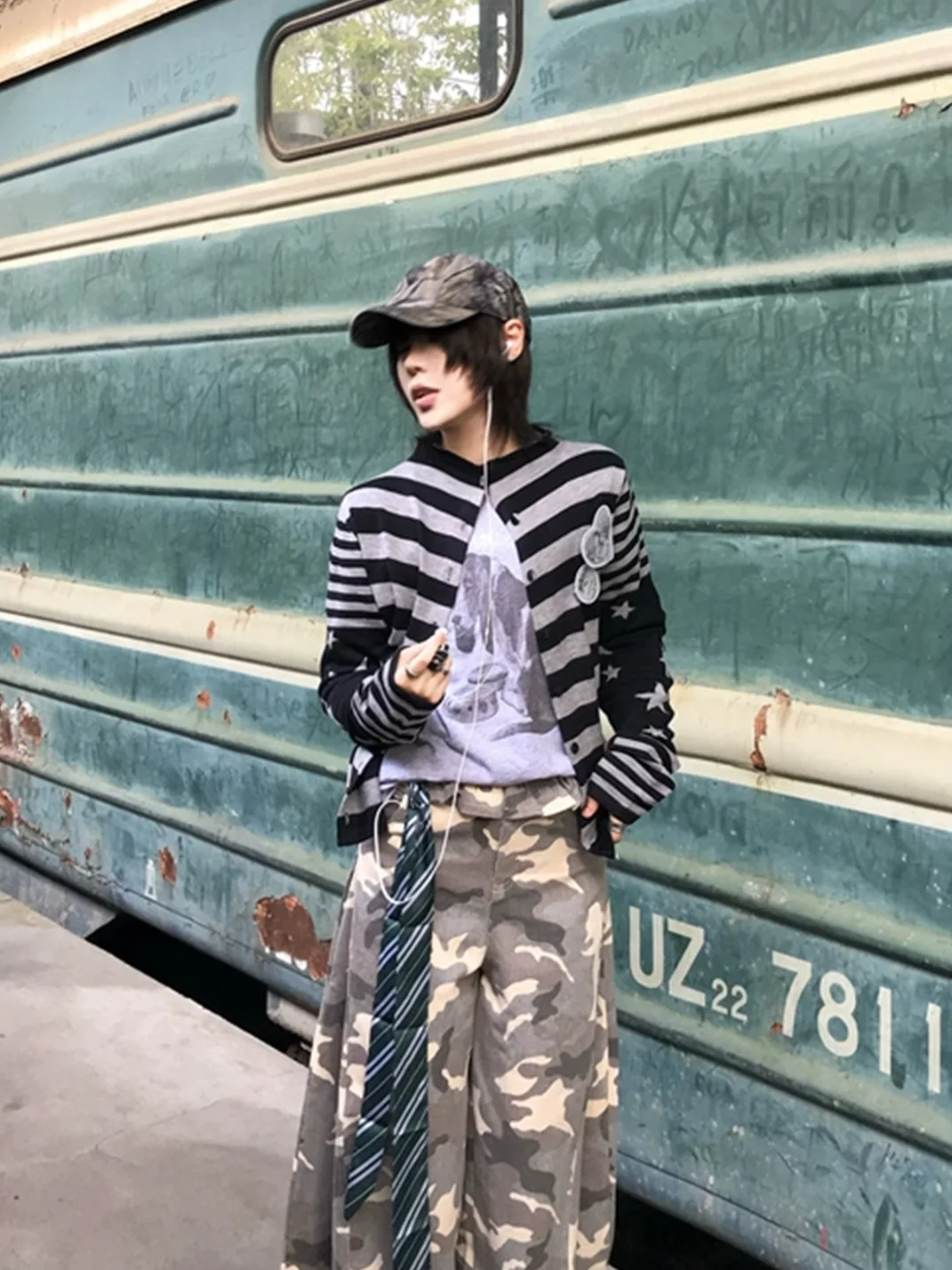 Fleamarket hat shop | Embroidered Camouflage Baseball Cap