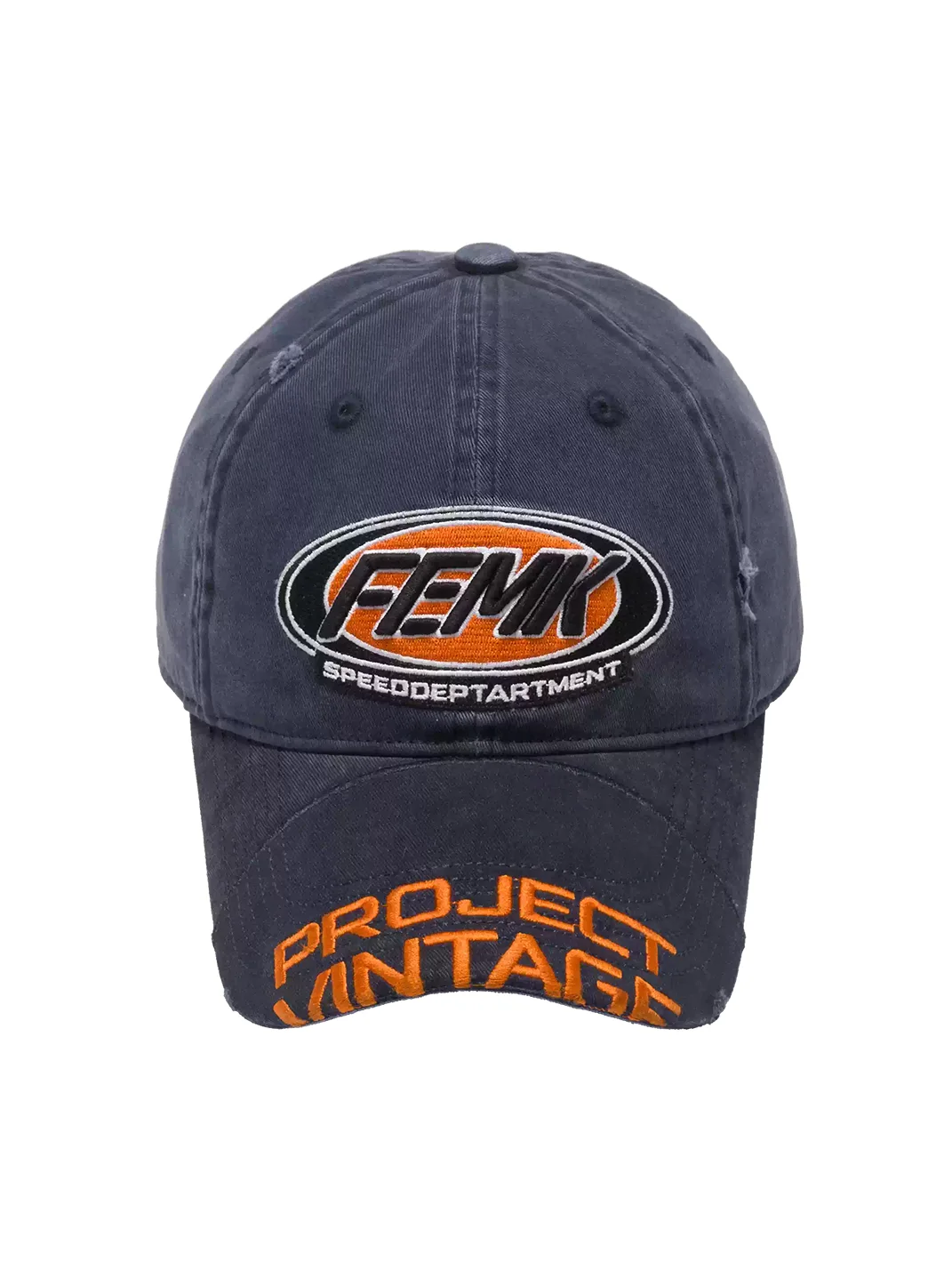 Fleamarket hat shop | Distressed Embroidered Washed Baseball Cap
