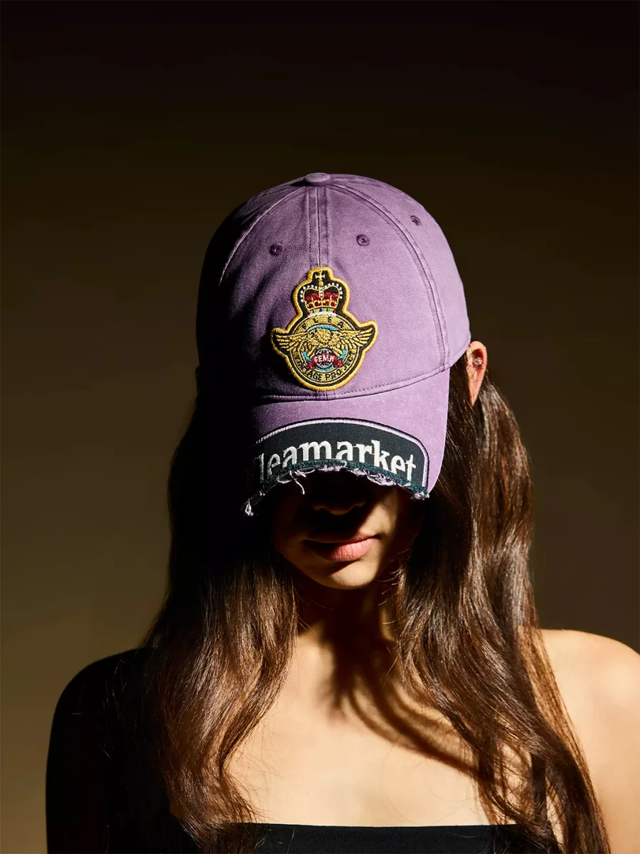 Fleamarket hat shop | Distressed Embroidered Baseball Cap - 2