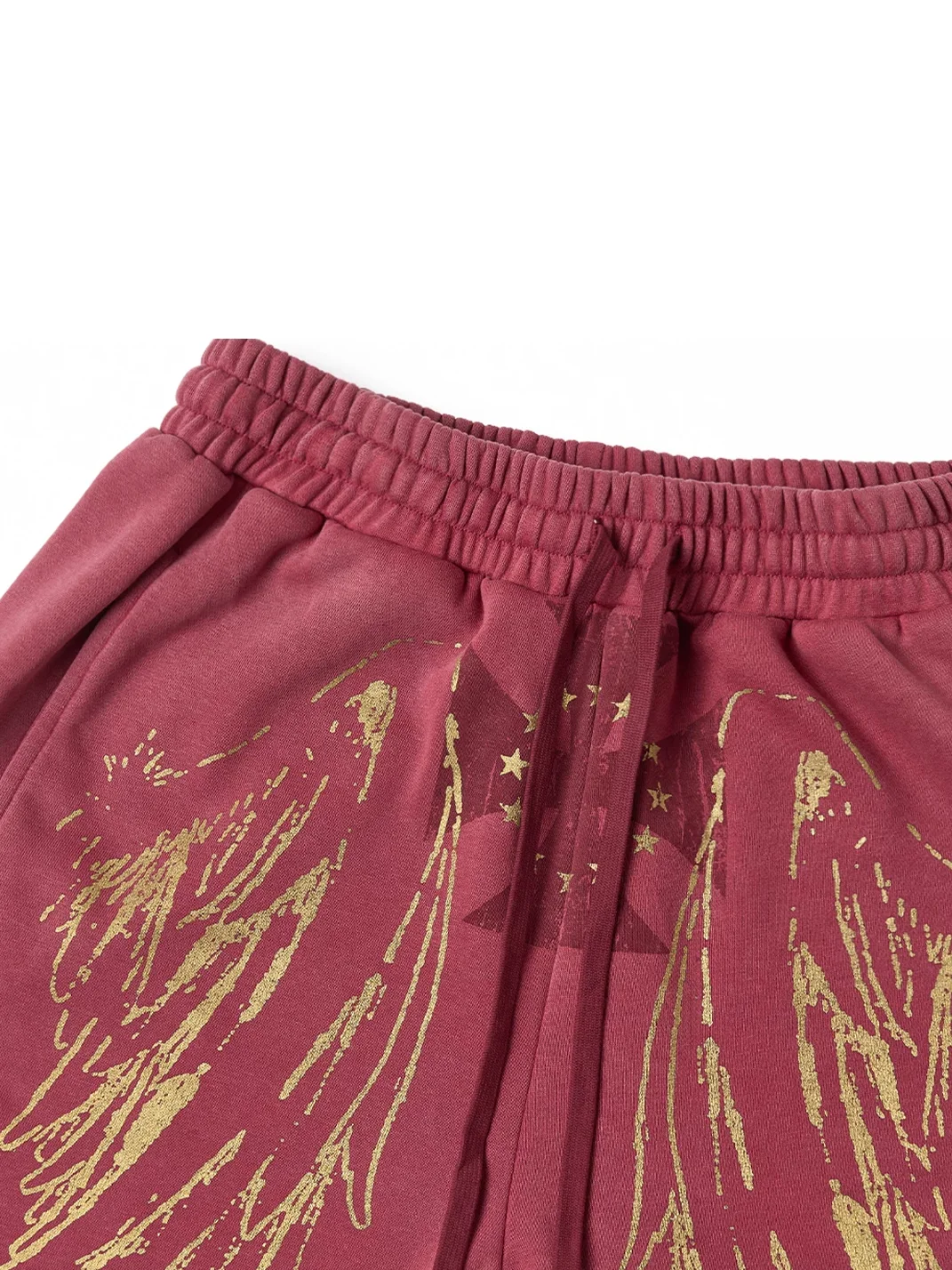SAXGENWON | Lace-Up Washed Hoodie And Sweatpants Set