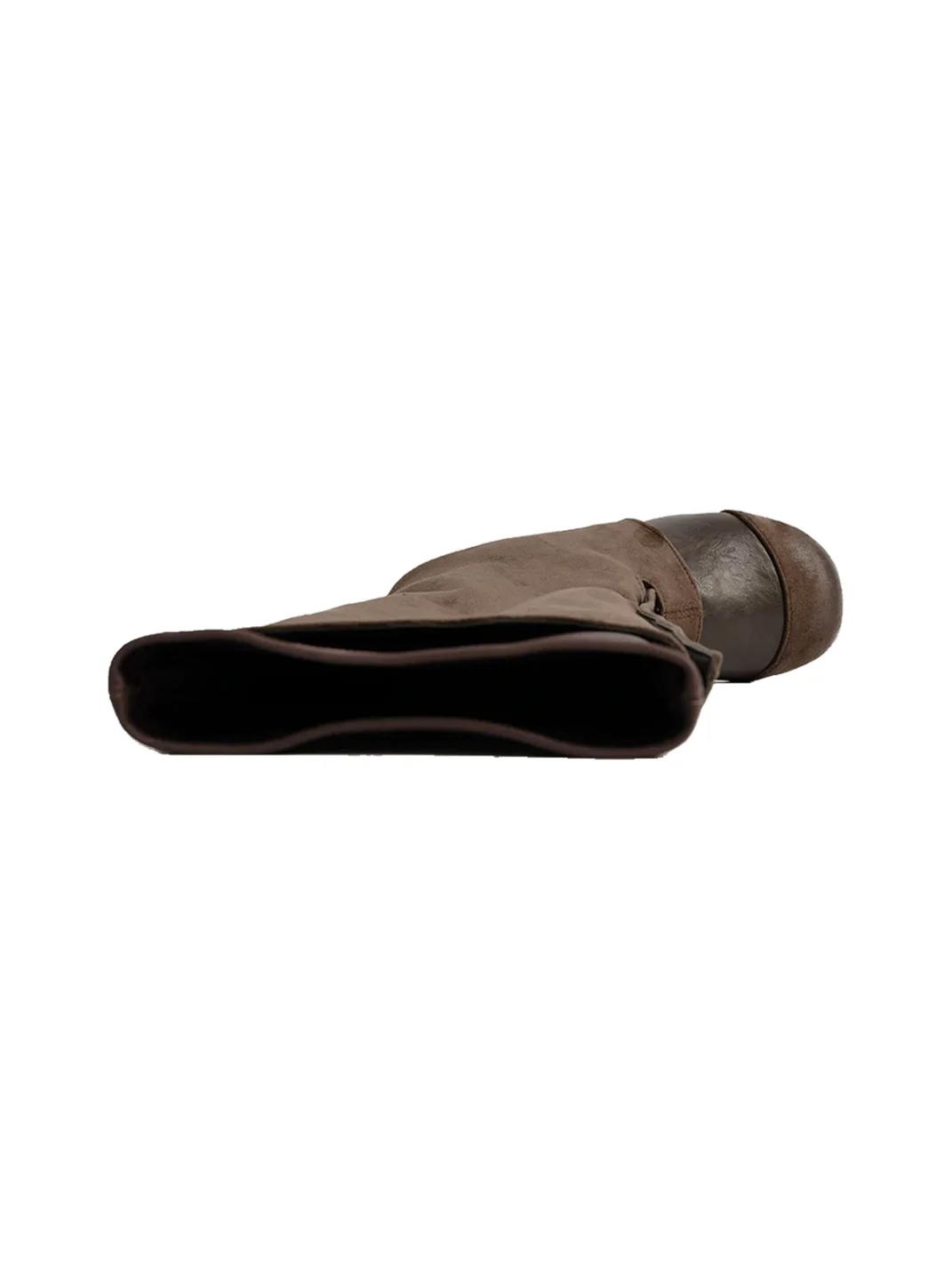 ZHUDAGE | Retro Patchwork Tall Sock Boots