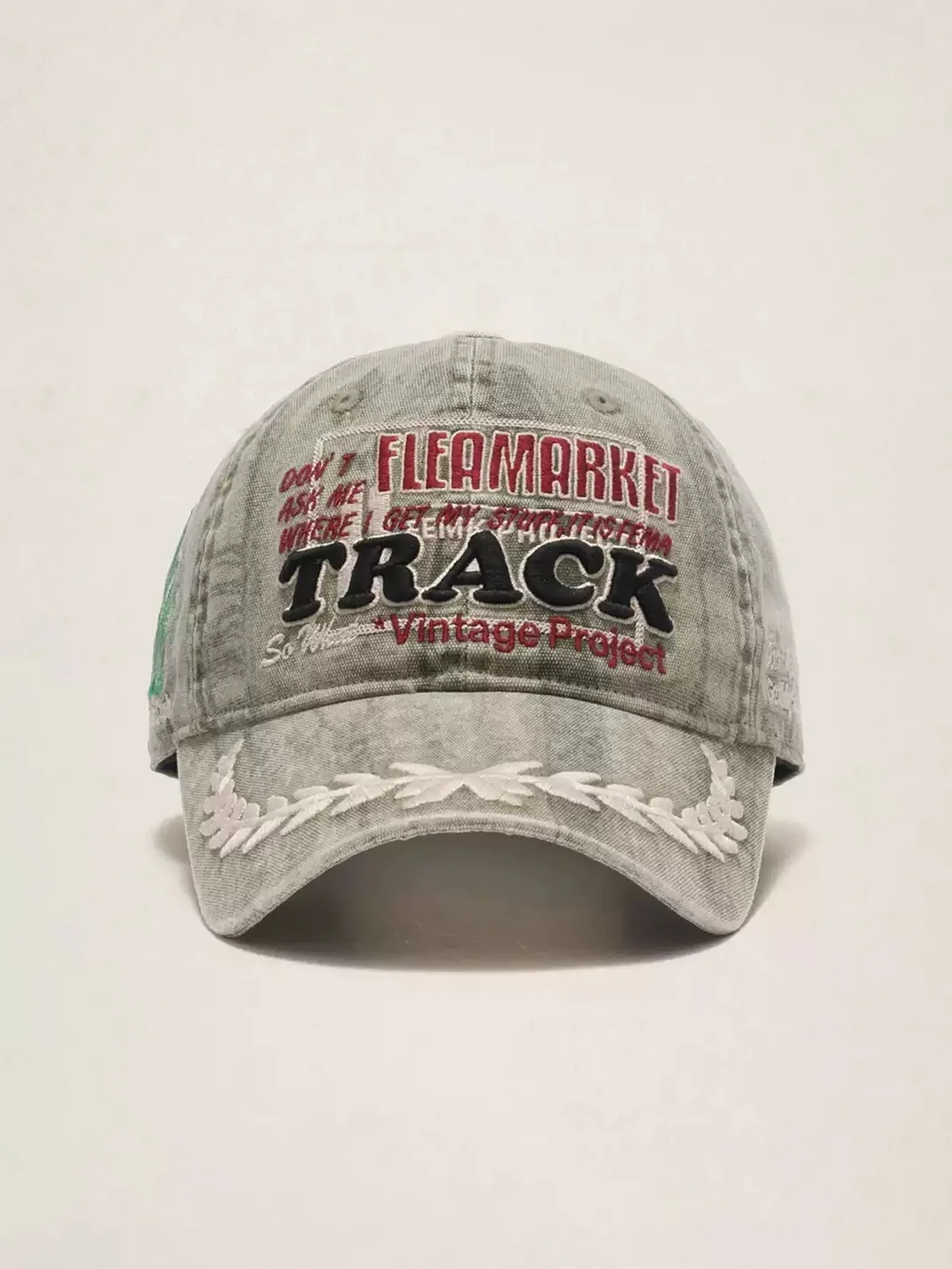 Fleamarket hat shop | Vintage Washed Cactus Embroidered Baseball Cap