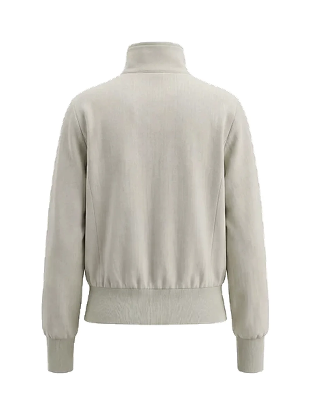 BIGGOLD | Cropped Stand Collar Button Jacket