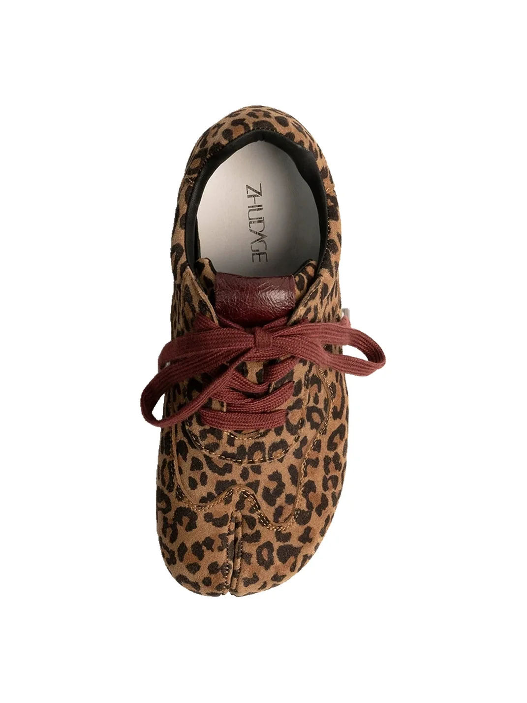 ZHUDAGE | Retro Split-Toe Leather Sneakers