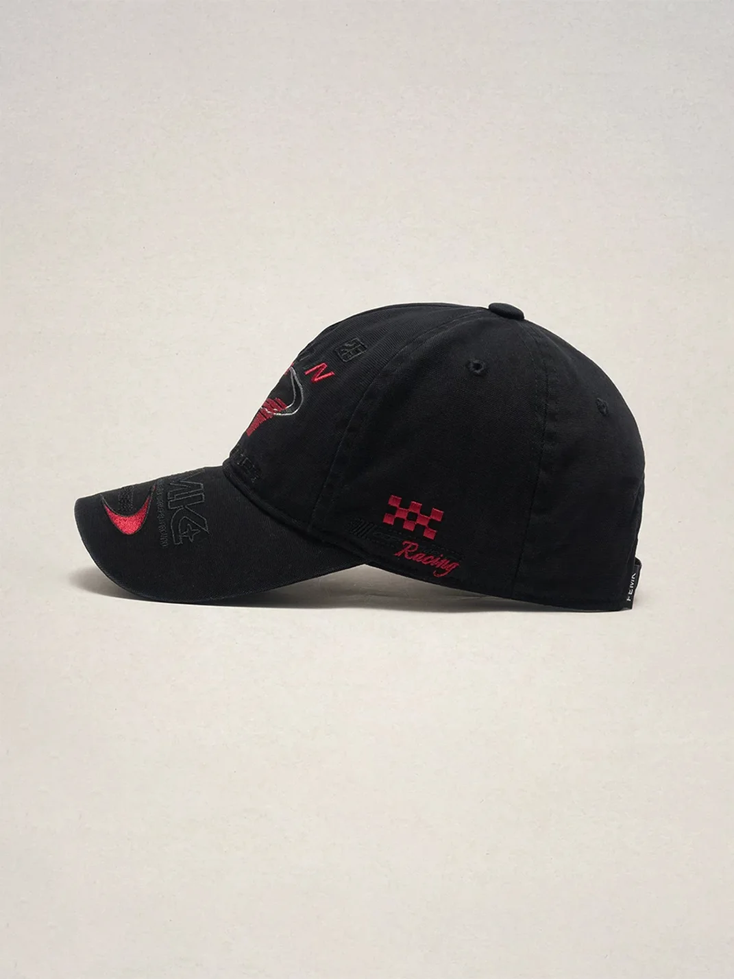 Fleamarket hat shop | Retro Embroidered Racing Baseball Cap