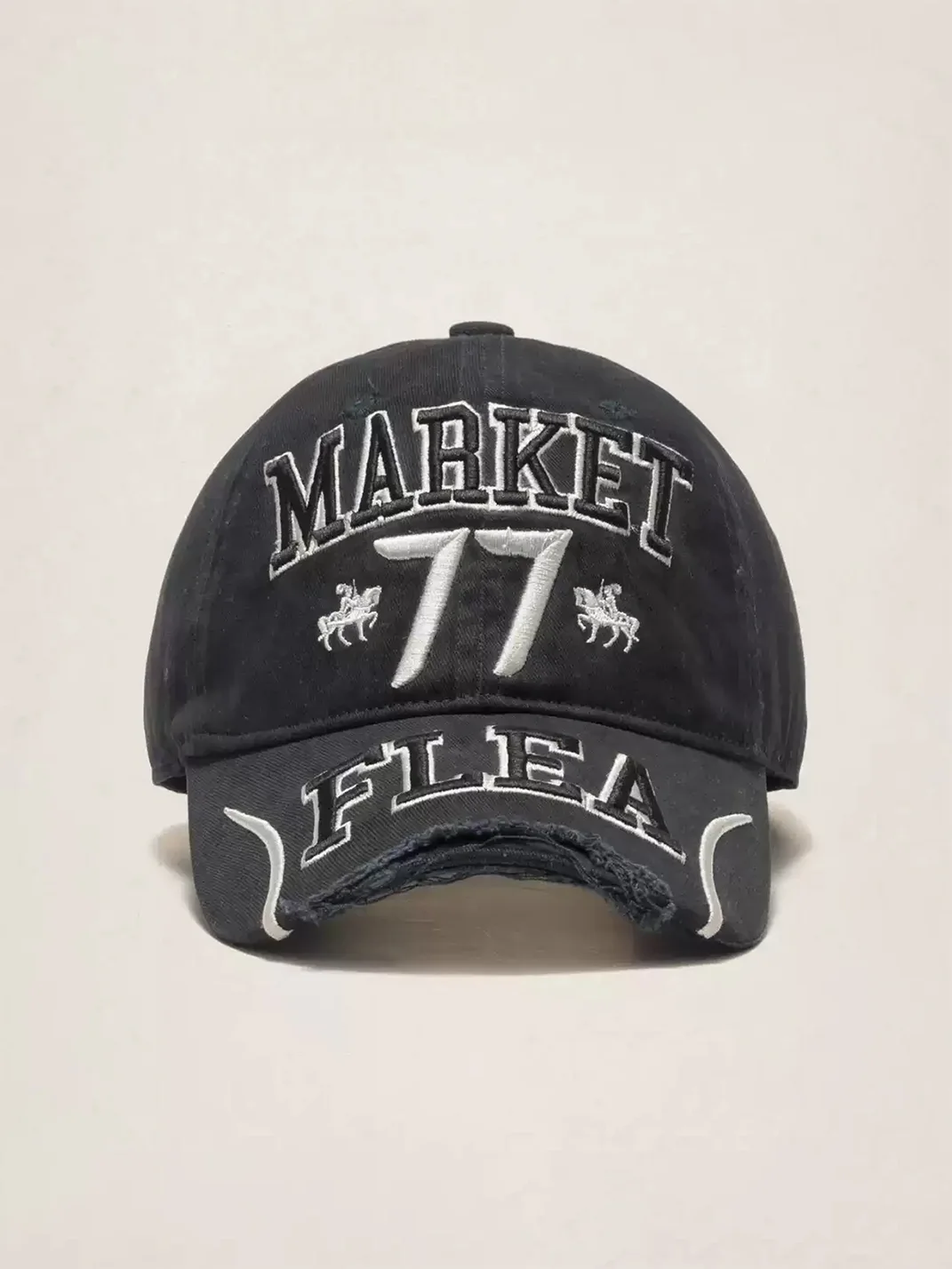 Fleamarket hat shop | Vintage Distressed Embroidered Baseball Cap
