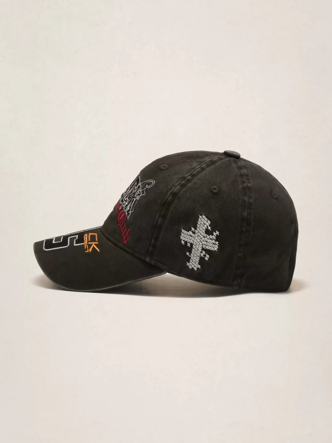 Fleamarket hat shop | Washed Distressed Embroidered Baseball Cap