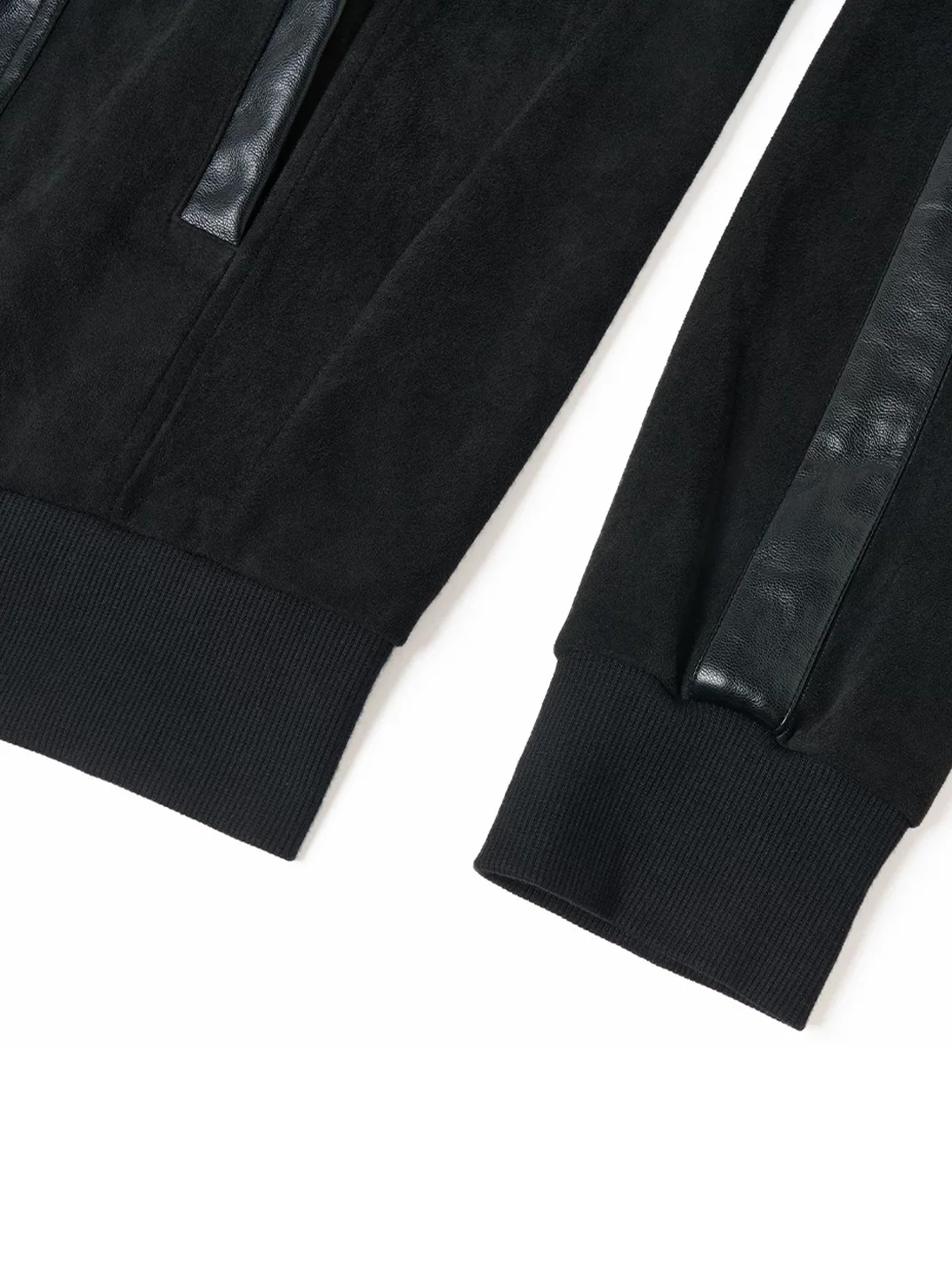 SAXGENWON | Textured Embroidered Panel Stand Collar Jacket