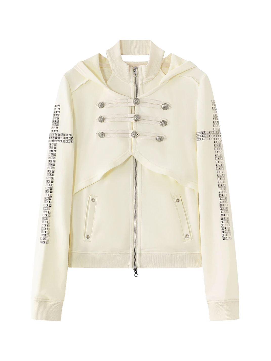 【Cest Nous】Studded Hoodie PayPal