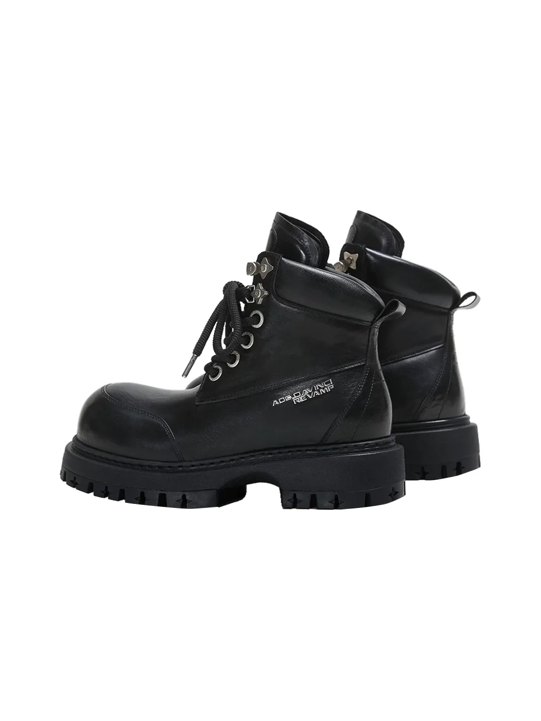 ADC | Star Floral Mid-Top Leather Boots